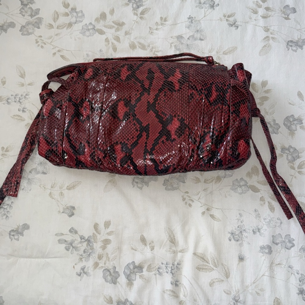 Authentic Gucci Red Python Bag - image 2